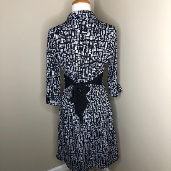 SOLD!! Black and White Maternity Dress - Picture 7 of 11